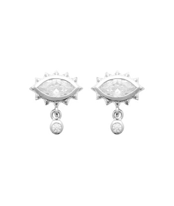 Boucles d'oreilles pendantes Maelie en argent ou a consommer sur place