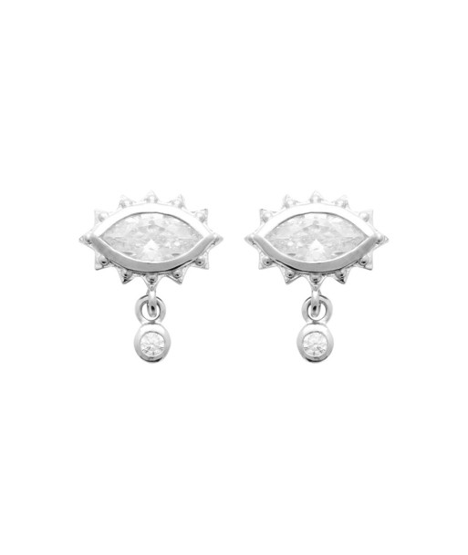 Boucles d'oreilles pendantes Maelie en argent ou a consommer sur place