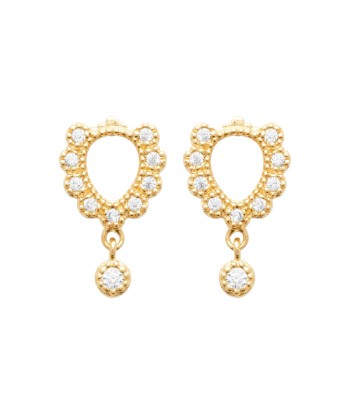 Boucles d'oreilles Elyna en plaqué or Le MVP de beaucoup