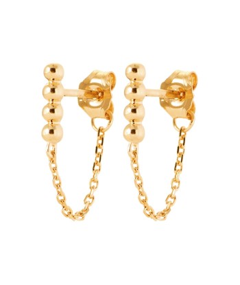 Boucles d'oreilles pendantes Aude en plaqué or JUSQU'A -70%! 