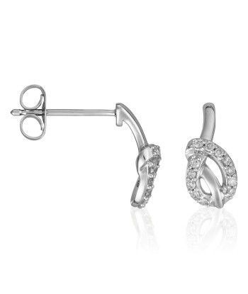 Boucles d'Oreilles Rosanne en or blanc 50% de réduction en Octobre 2024