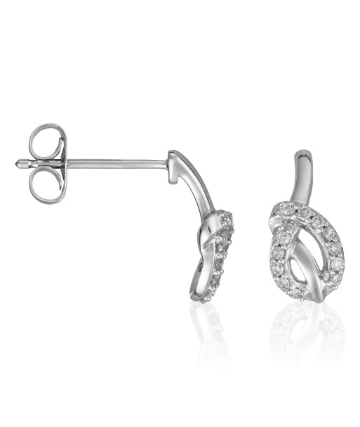 Boucles d'Oreilles Rosanne en or blanc 50% de réduction en Octobre 2024