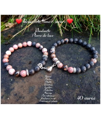 Bracelets des Âmes-soeurs (force et amour) en stock