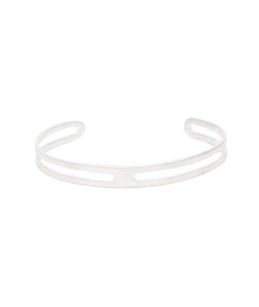 Bracelet jonc argent 925 brossé mat soldes