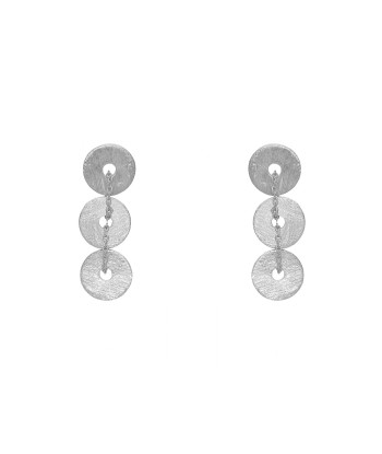 Boucles d'oreilles argent 925 brossé 2023