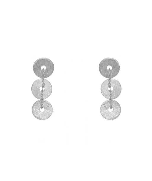 Boucles d'oreilles argent 925 brossé 2023