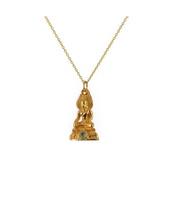 Collier doré bouddha et pierre meilleur choix