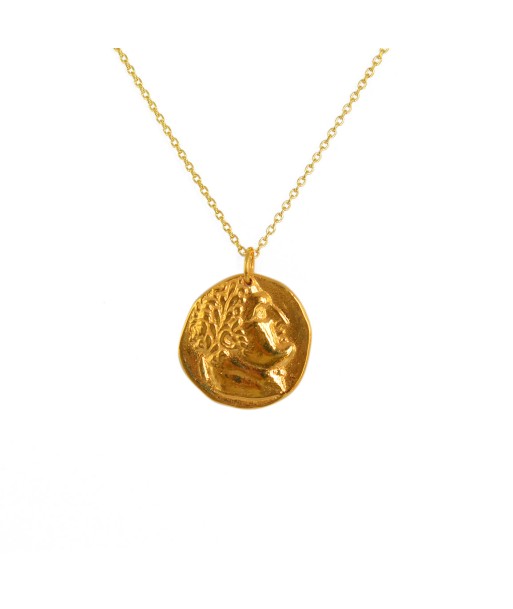 Collier doré médaille grecque Toutes les collections ici