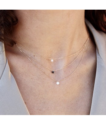 Collier or et diamant 0,07K JUSQU'A -70%! 