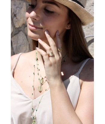 Bague dorée anneau texturé ou a consommer sur place