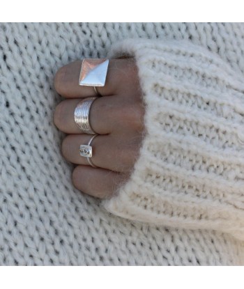 Bague huit rangs en argent 925 vous aussi creer 