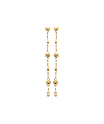 Boucles d'oreilles pendantes Norine en plaqué or Comparez plus de prix