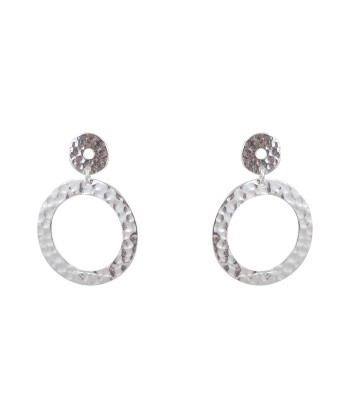 Boucles argent 925 anneaux martelés Découvrez la collection