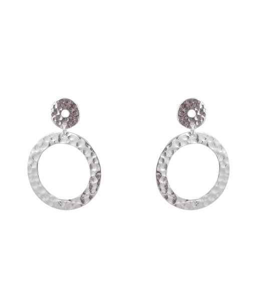 Boucles argent 925 anneaux martelés Découvrez la collection