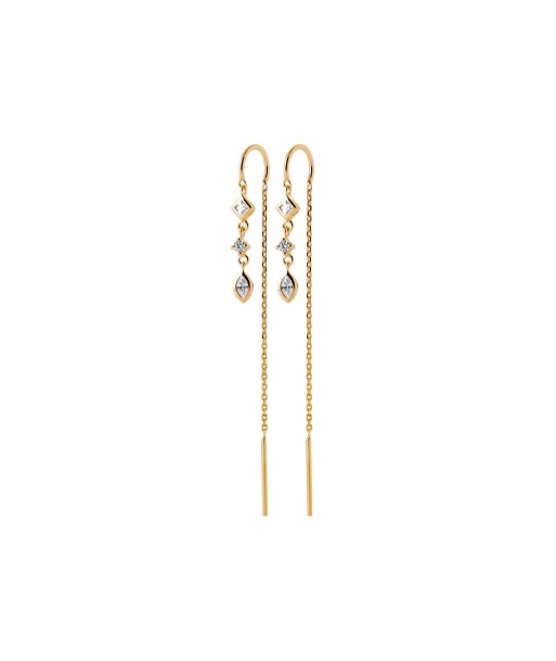 Boucles d'oreilles pendantes Mariem en plaqué or prix