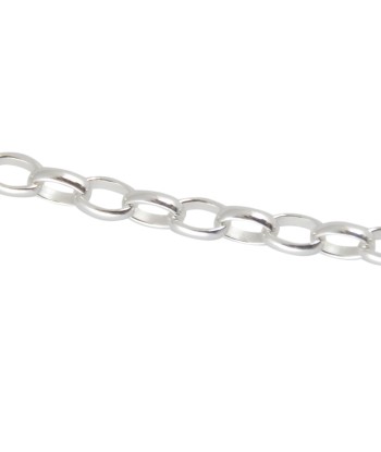 Collier argent maille jaseron ronde ouvre sa boutique