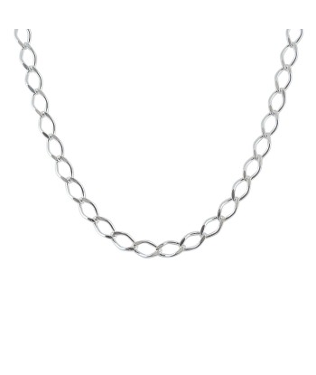 Collier argent maille rombo le concept de la Pate a emporter 