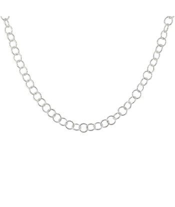 Collier argent maille ronde pas cher 