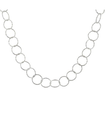 Collier argent maille ronde français