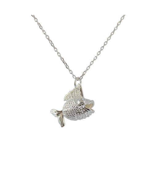 Collier poisson argent 925 queue articulée à prix réduit toute l'année