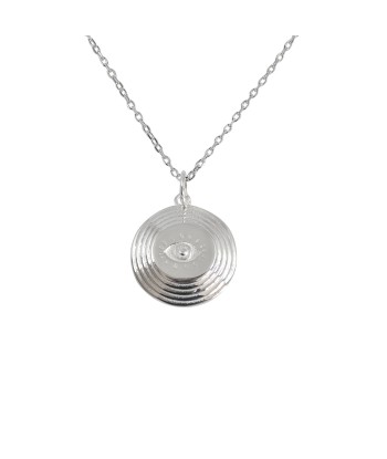 Collier argent 925 médaille oeil Fin de série