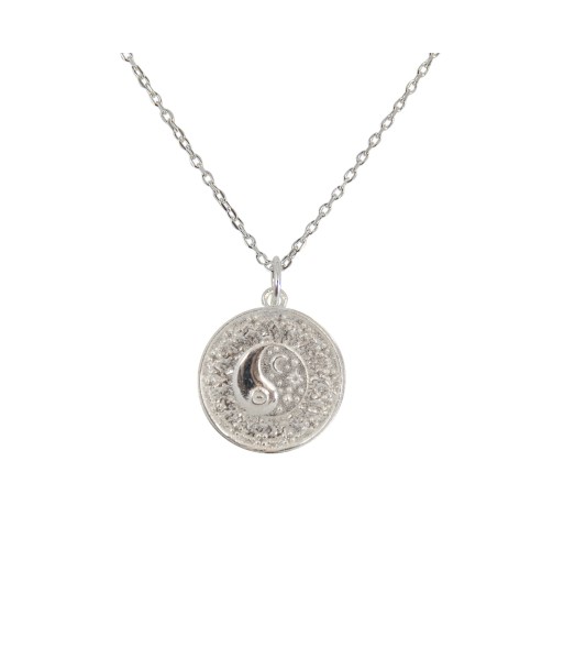 Collier argent 925 médaille yin & yang store