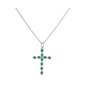 Collier argent 925 croix et pierres les ligaments