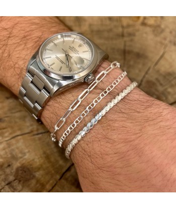 Bracelet homme argent 925 maille égyptienne Les magasins à Paris et en Île-de-France