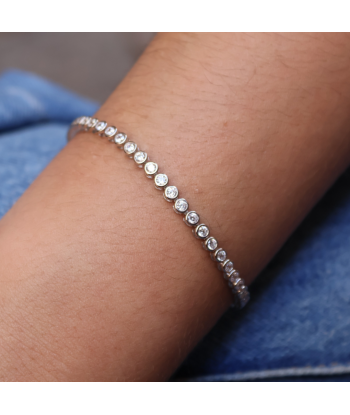 Bracelet tennis argent 925 et zircons 2,5mm est présent 