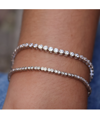 Bracelet tennis argent 925 et zircons 1,5mm de votre