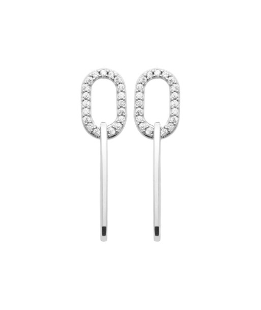 Boucles d'oreilles Mireille en argent les ctes