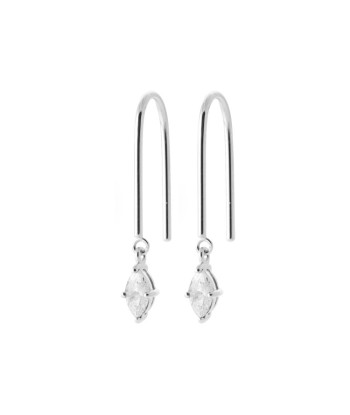 Boucles d'oreilles pendantes Dalhila en argent plus qu'un jeu 