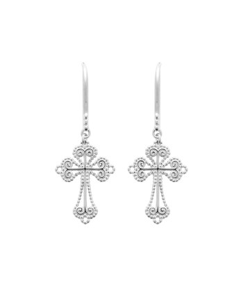 Boucles d'oreilles pendantes Edelweiss en argent Voir les baskets