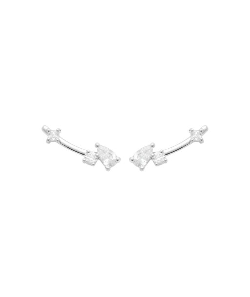 Boucles d'oreilles Ouiam en argent pas chere