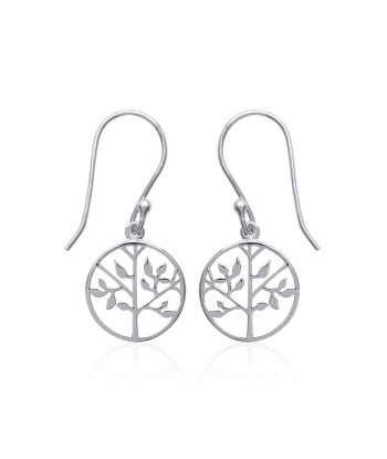 Boucles d'oreilles pendantes Hortence en argent Par le système avancé 