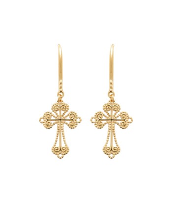 Boucles d'oreilles pendantes Christabelle en plaqué or 2 - 3 jours ouvrés.