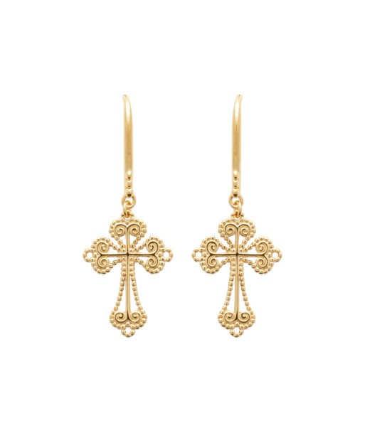 Boucles d'oreilles pendantes Christabelle en plaqué or 2 - 3 jours ouvrés.