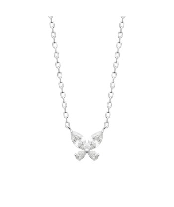 Collier Gyslaine en argent en linge