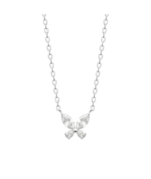 Collier Gyslaine en argent en linge